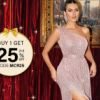 Missord plus size black prom dresses XMAS Sale is coming